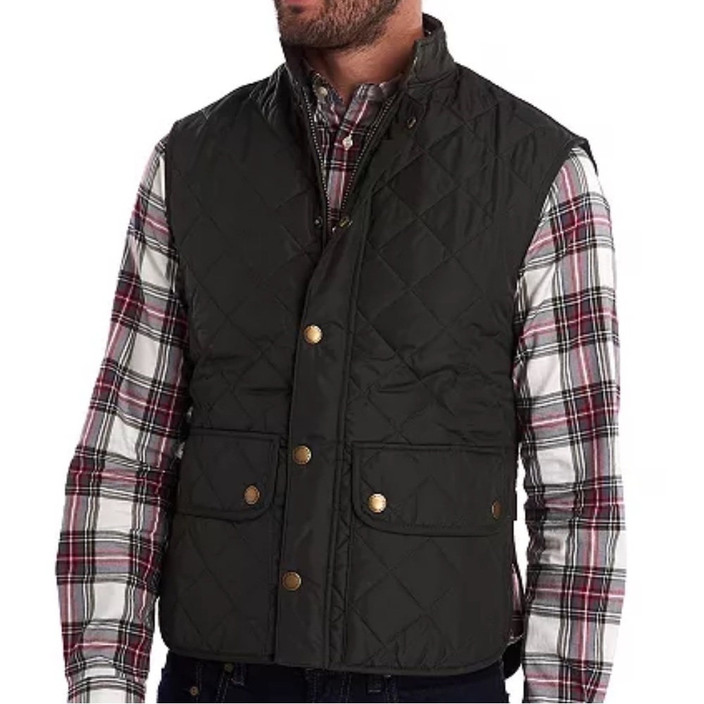Men's Lowerdale Quilted Vest Barbour Large